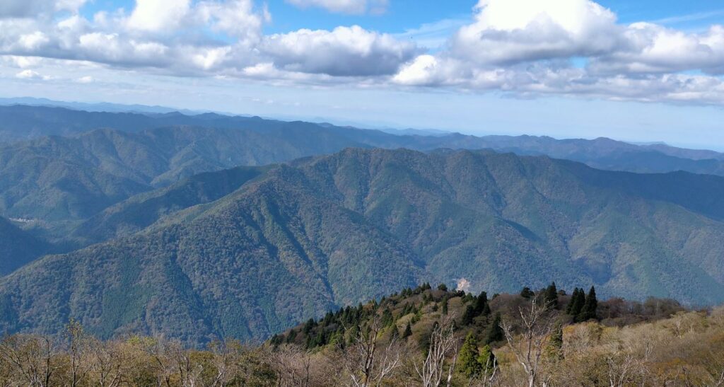 武奈ヶ岳 山頂からの景色①