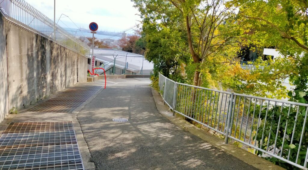 摩耶山から阪急王子公園駅へ⑪