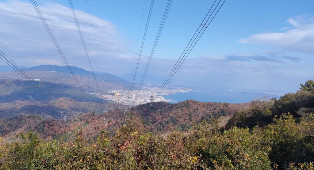 音羽山(滋賀県/京都府)　山頂からの景色